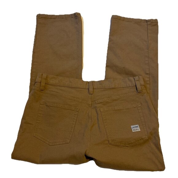 Eddie Bauer Tan Denim Pants Size 33 X 30 - Picture 4 of 5